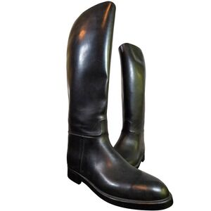 AIGLE Coupe Saumur Cree Womens‎ 8 EU 39 Black Rubber Field Riding Boots France